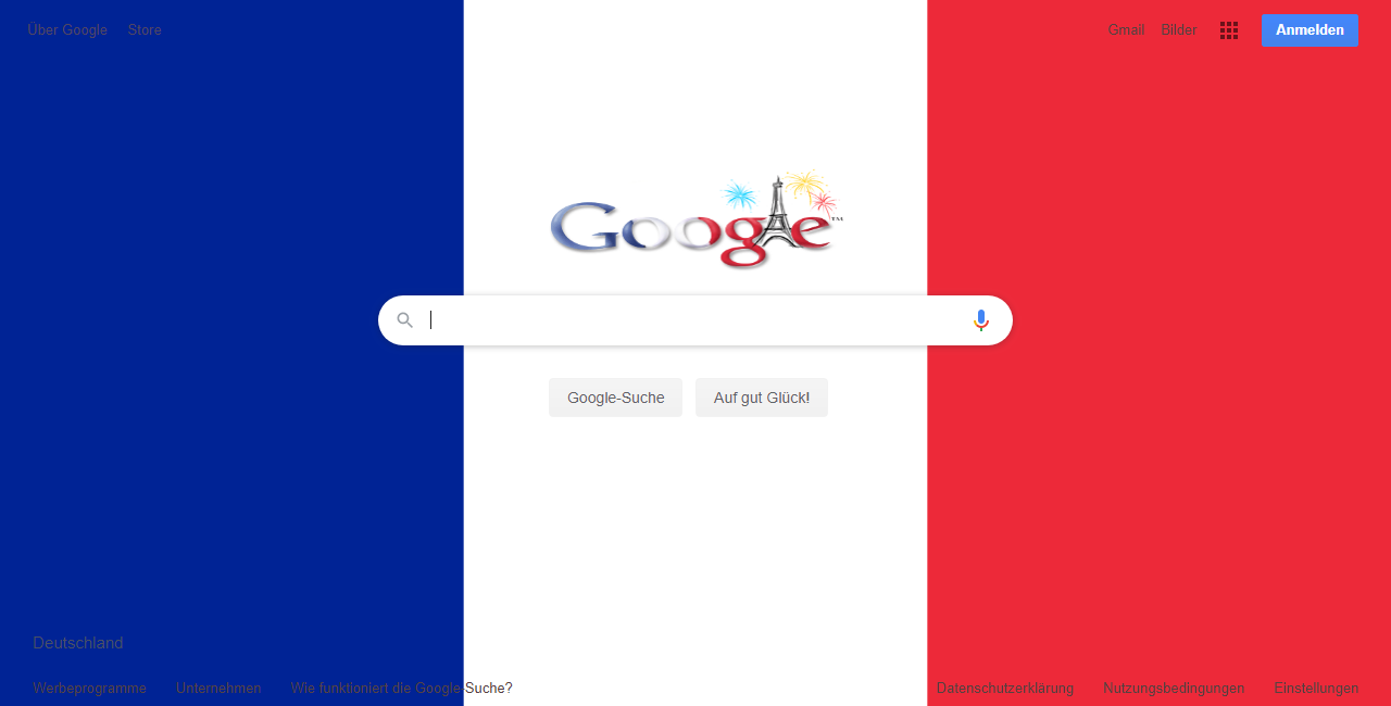 France Flag for Google