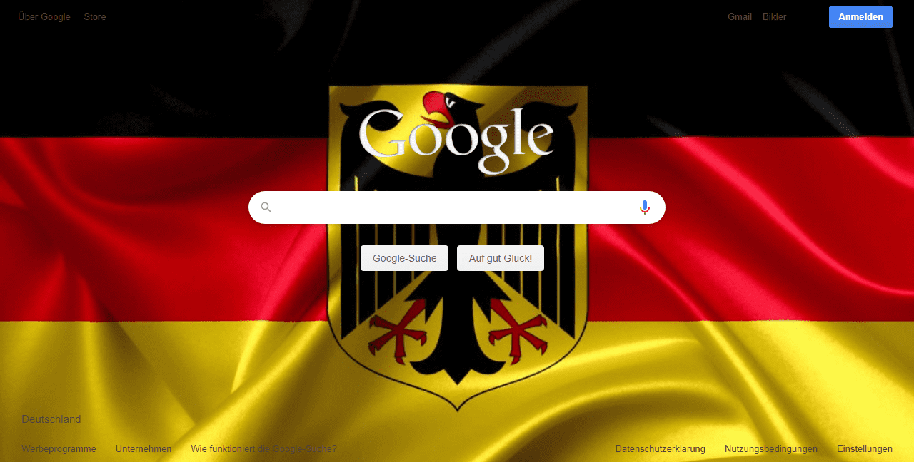 Deutschland Flagge für Google Version 2