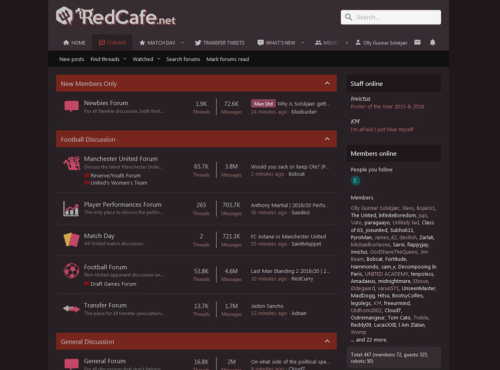 RedCafe XenForo 2 Dark Fixed