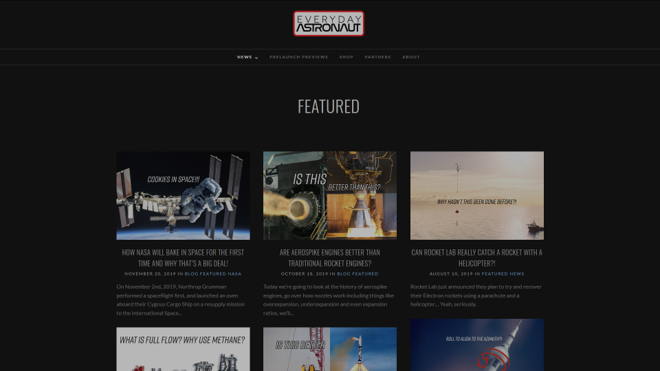 Dark everydayastronaut.com
