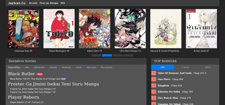 Japscan Dark mode