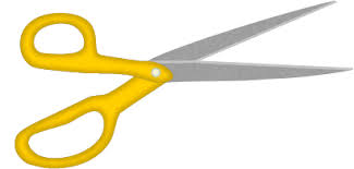 youtube logo scissors