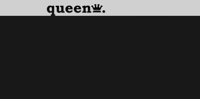 queen.♔ - (BLACK VERSION ➺ Tumblr Dashboard Logo)