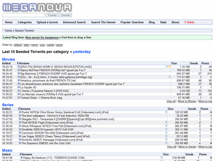 Meganova.org - adblocked & tweaked