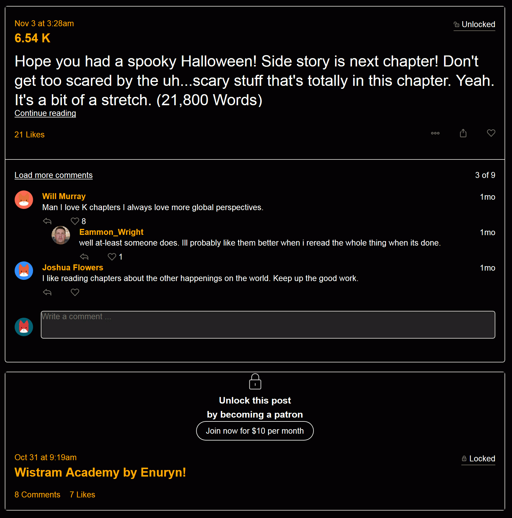 Patreon - Night mode (future-proofy)