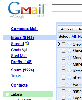 Gmail - Remove Links to "All Mail"