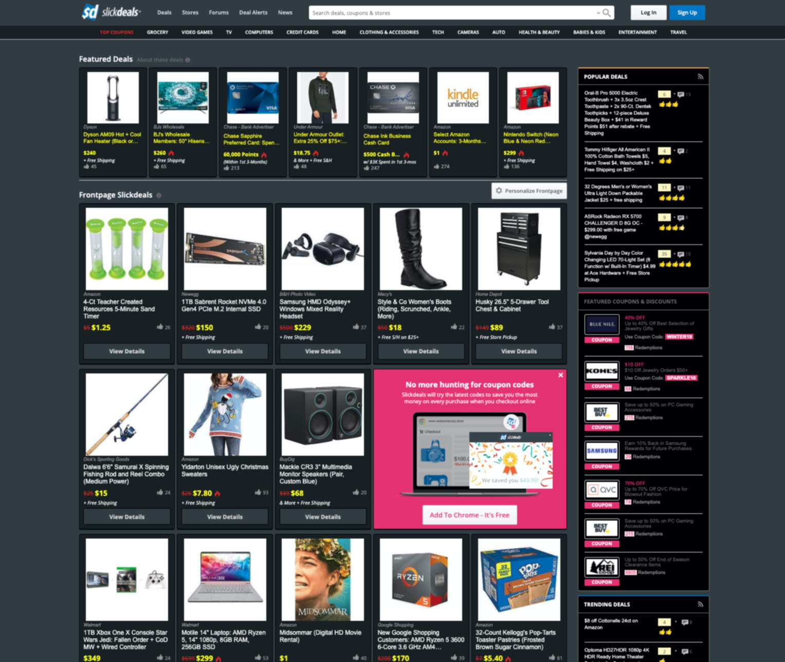 Slick Deals Dark Mode (2019)