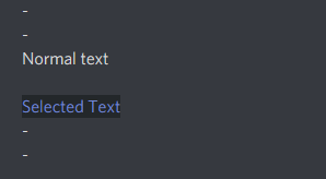 Discord custom select text