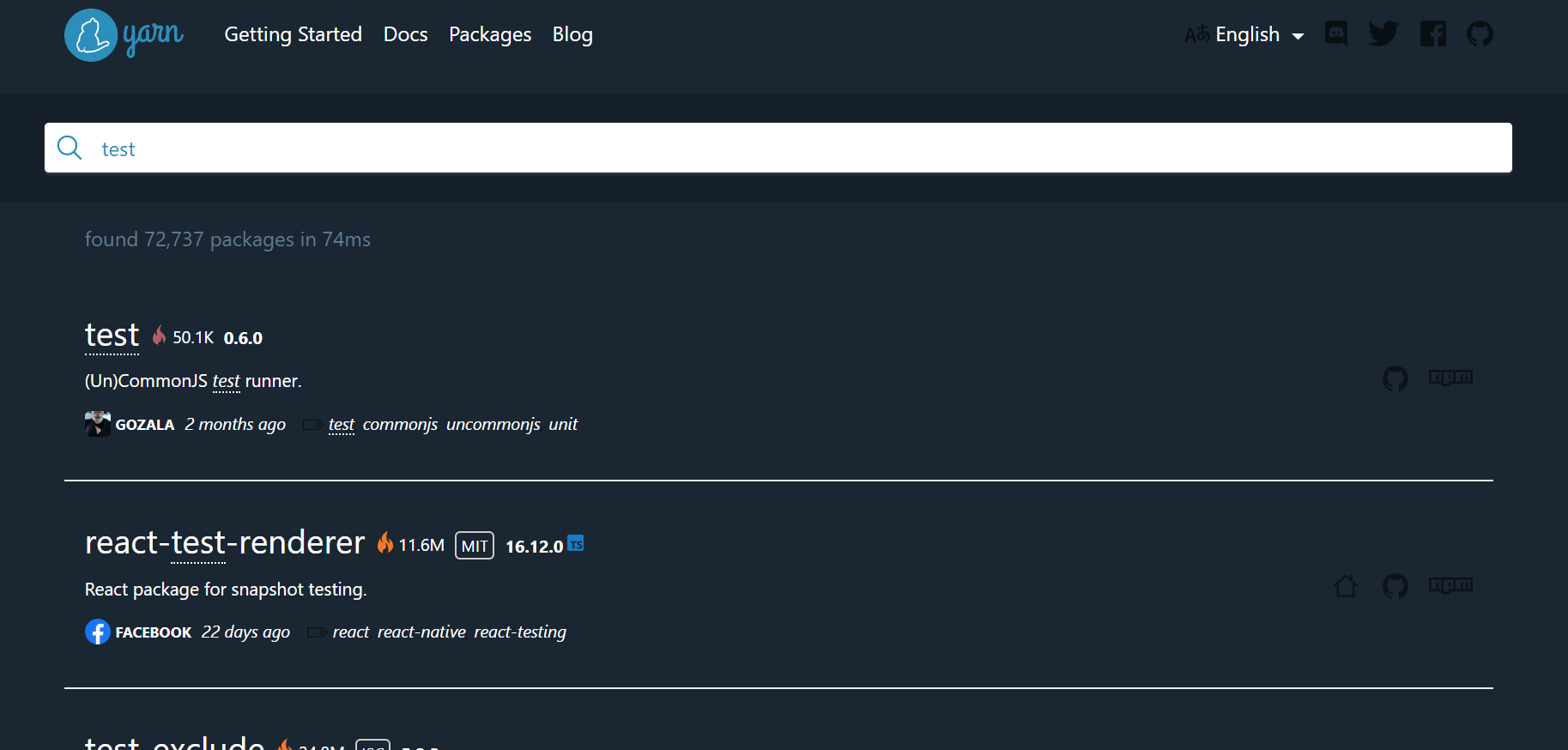 Yarn - Dark Theme
