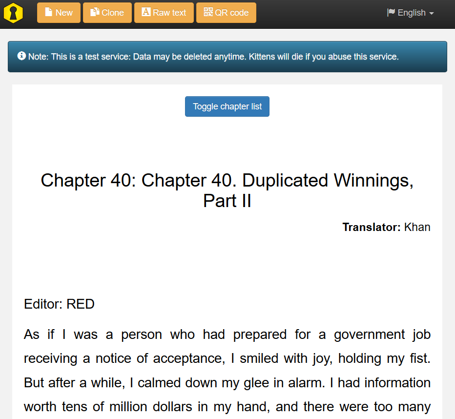 New Webnovel Light - PrivateBin Sites