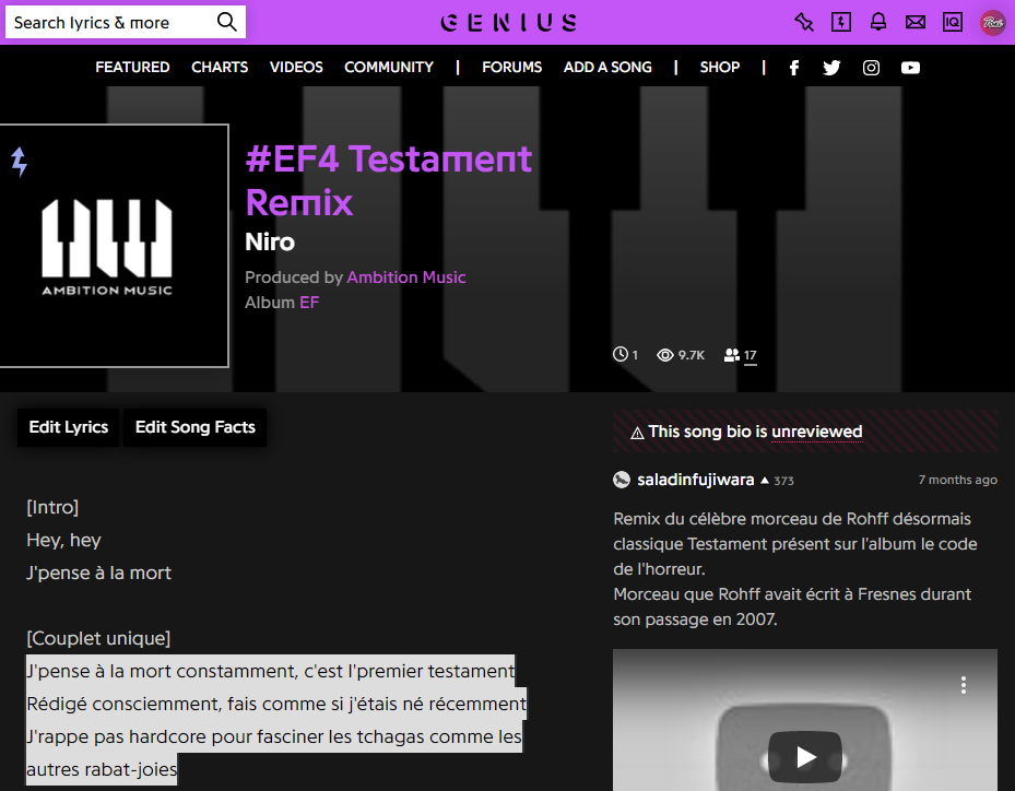 Purple Theme (Genius)