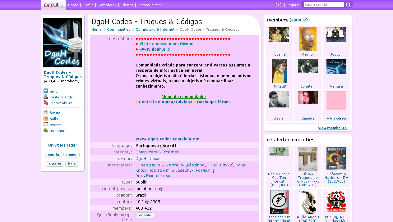 Orkut purple - Orkut roxo
