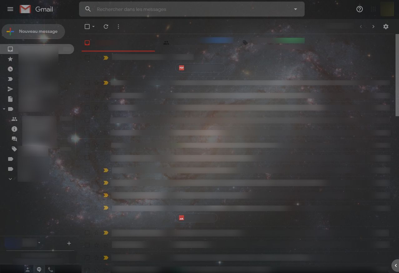 Dark Gmail by Remopong