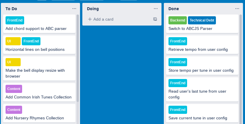 Show Trello Labels