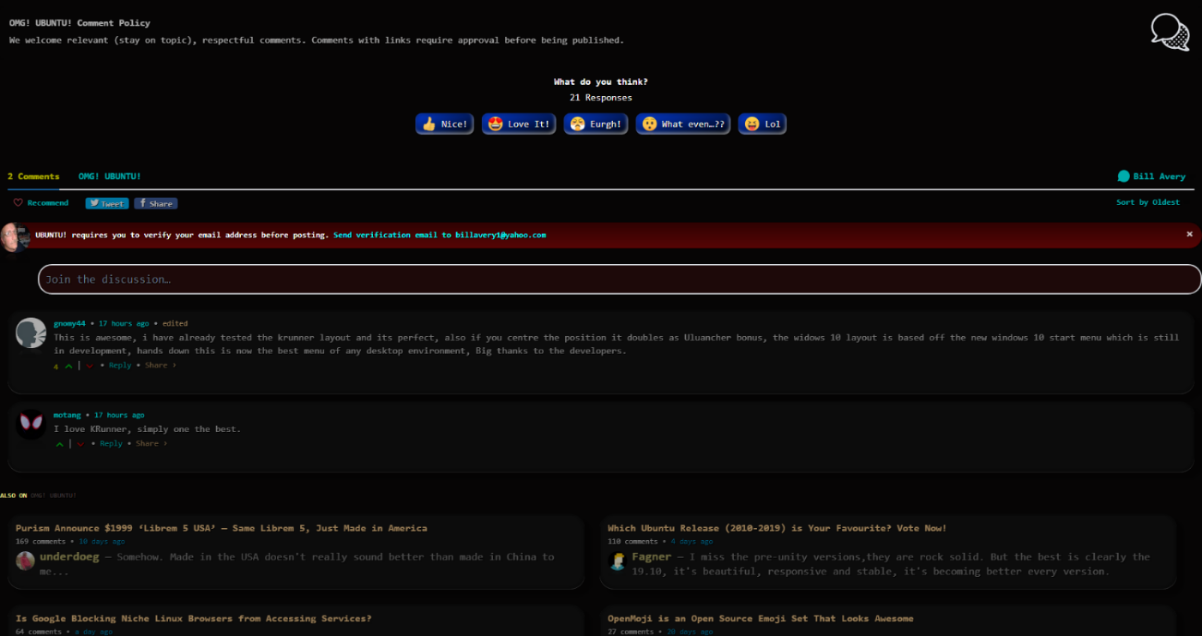 disqus Dark by BamaBraves