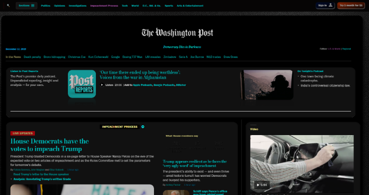 Washington Post by BamaBraves