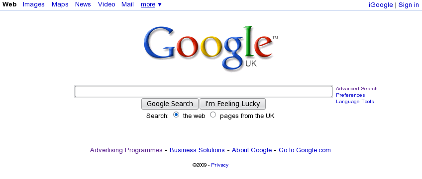 Google - Simple Tidy