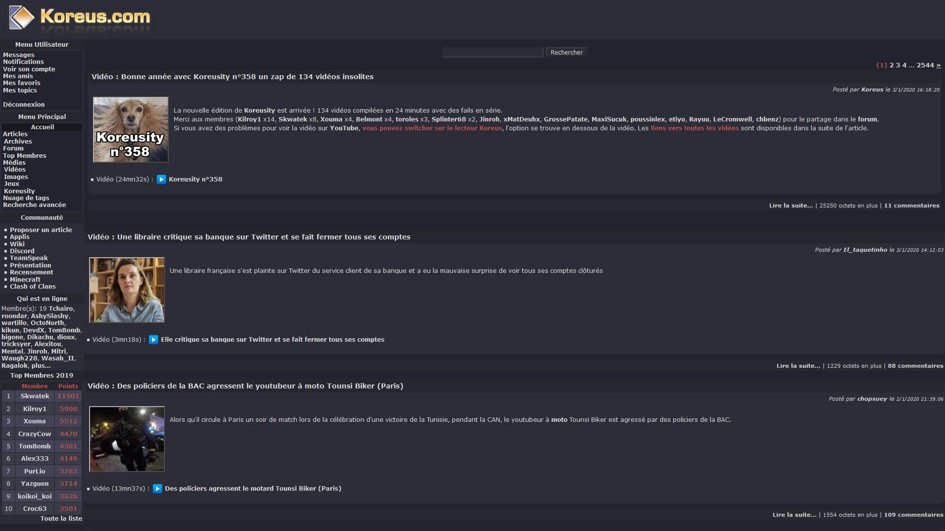 Koreus Dark Theme