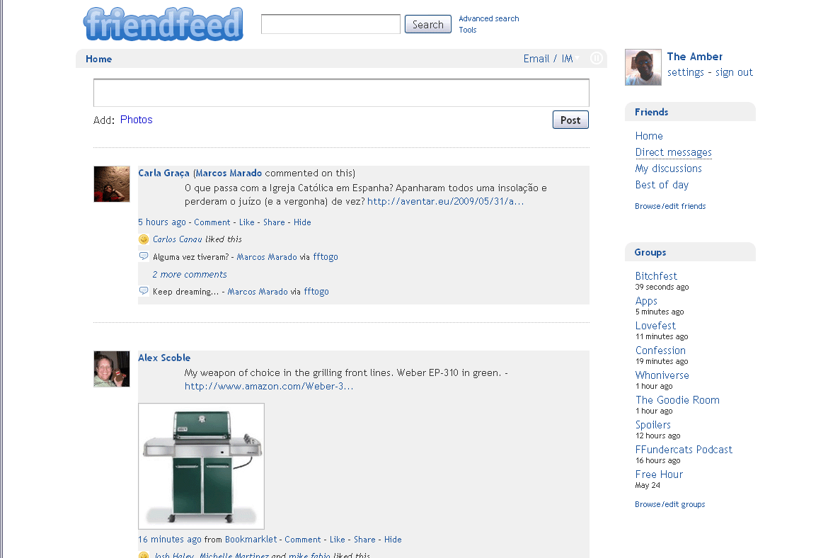 Cleaner Friendfeed Remixed (The Greys)