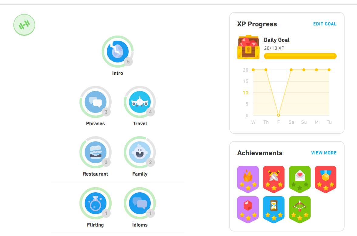 Duolingo simplfied