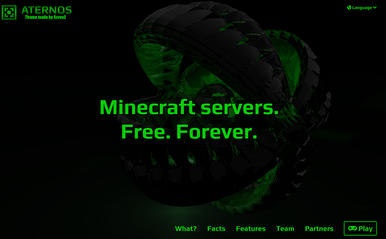 Aternos Green Theme