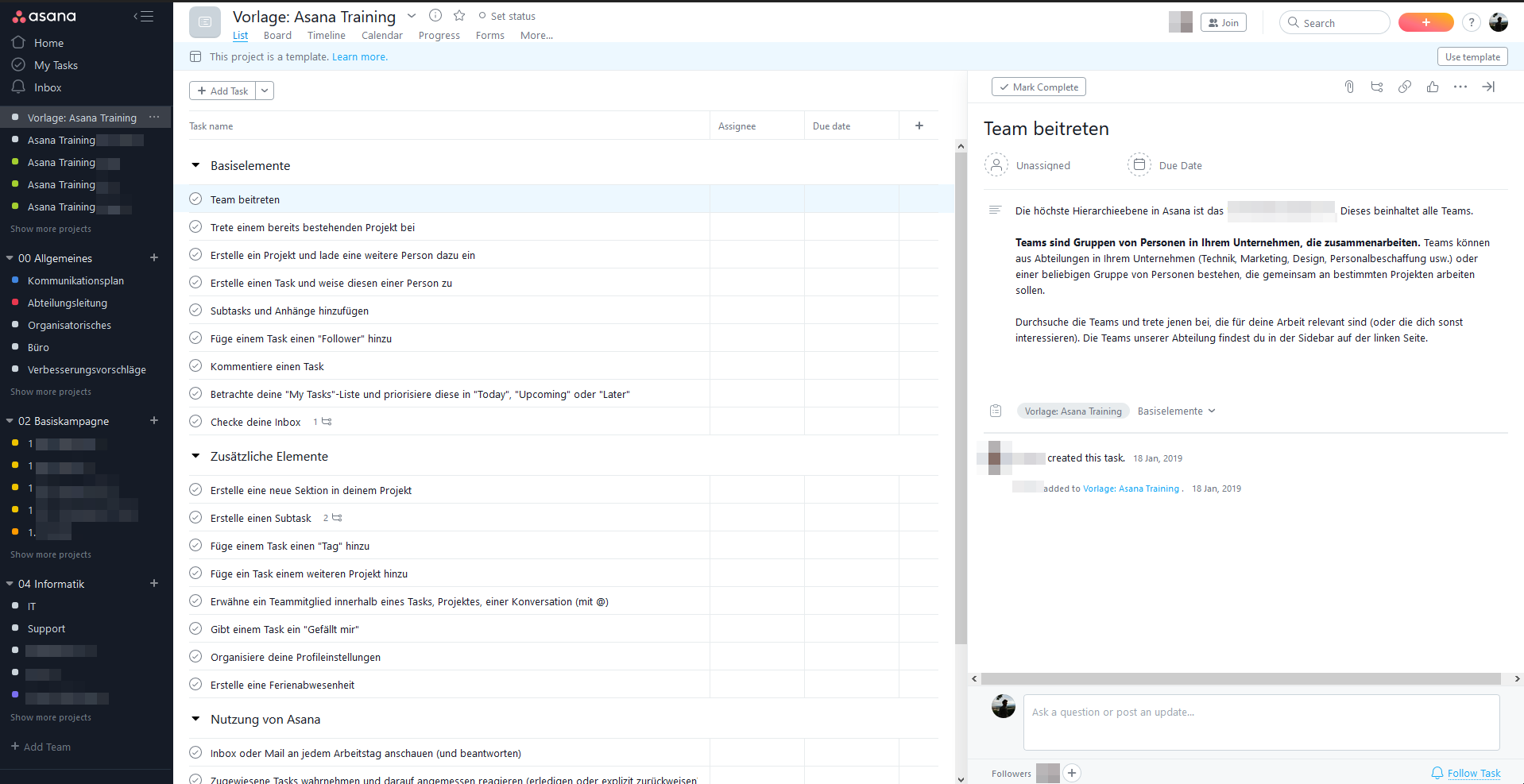 Asana Comapct
