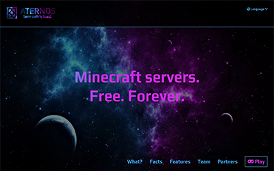 Aternos Space Theme