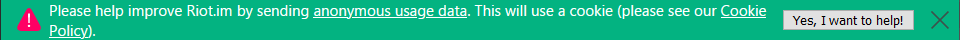 riot.im - Remove the DataRequest Dialog