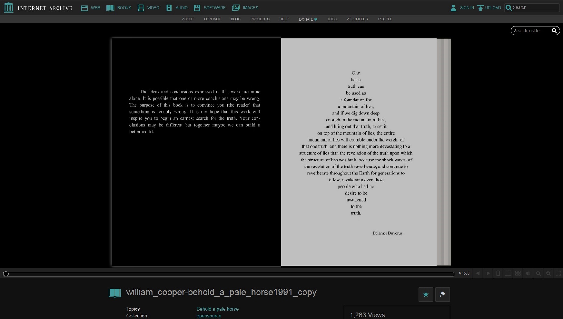Archive.org Disable eBook Inversion - KMV