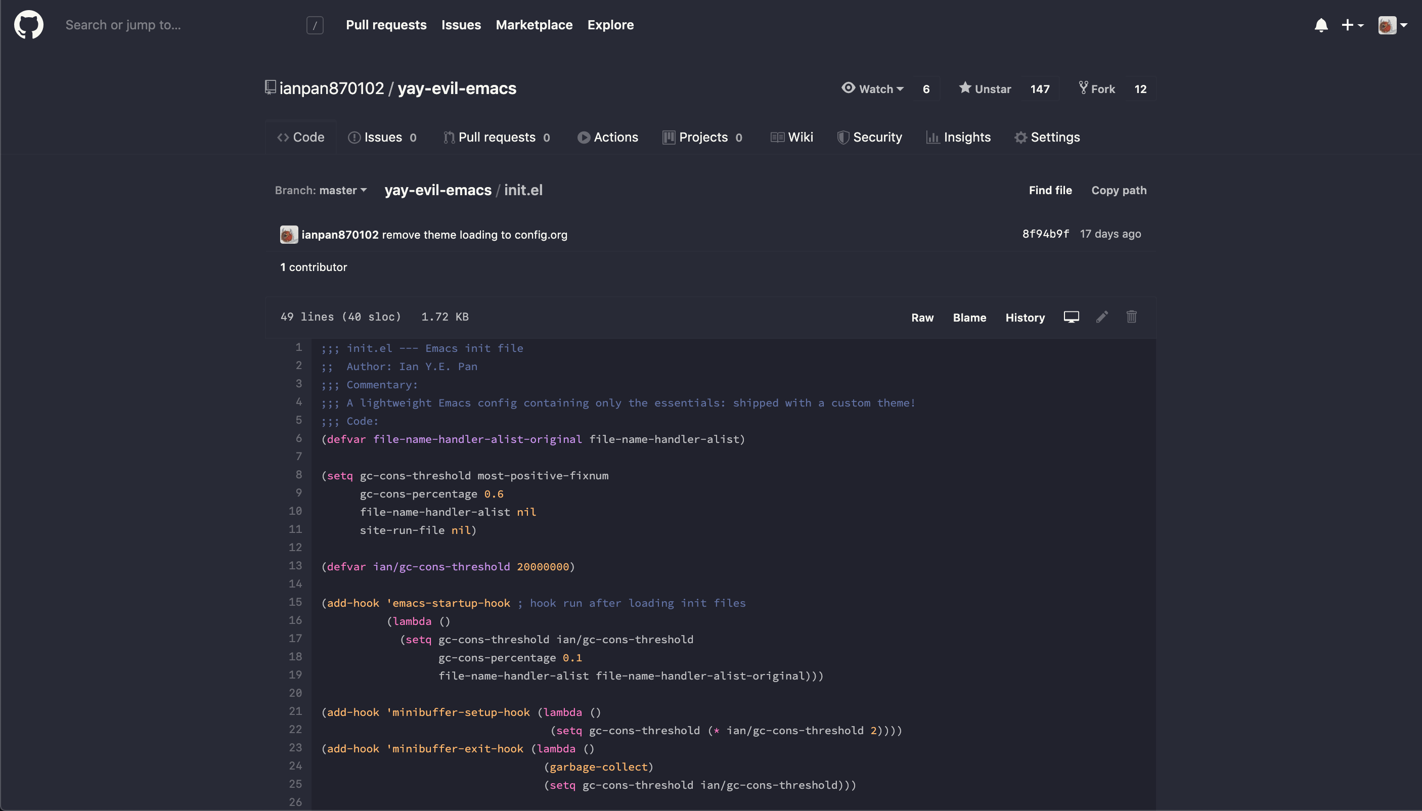 Dracula GitHub