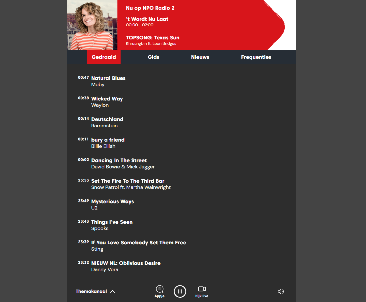NPO Radio 2 Player (by golabs)