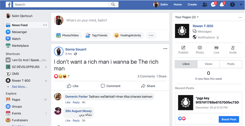 Hide facebook stories