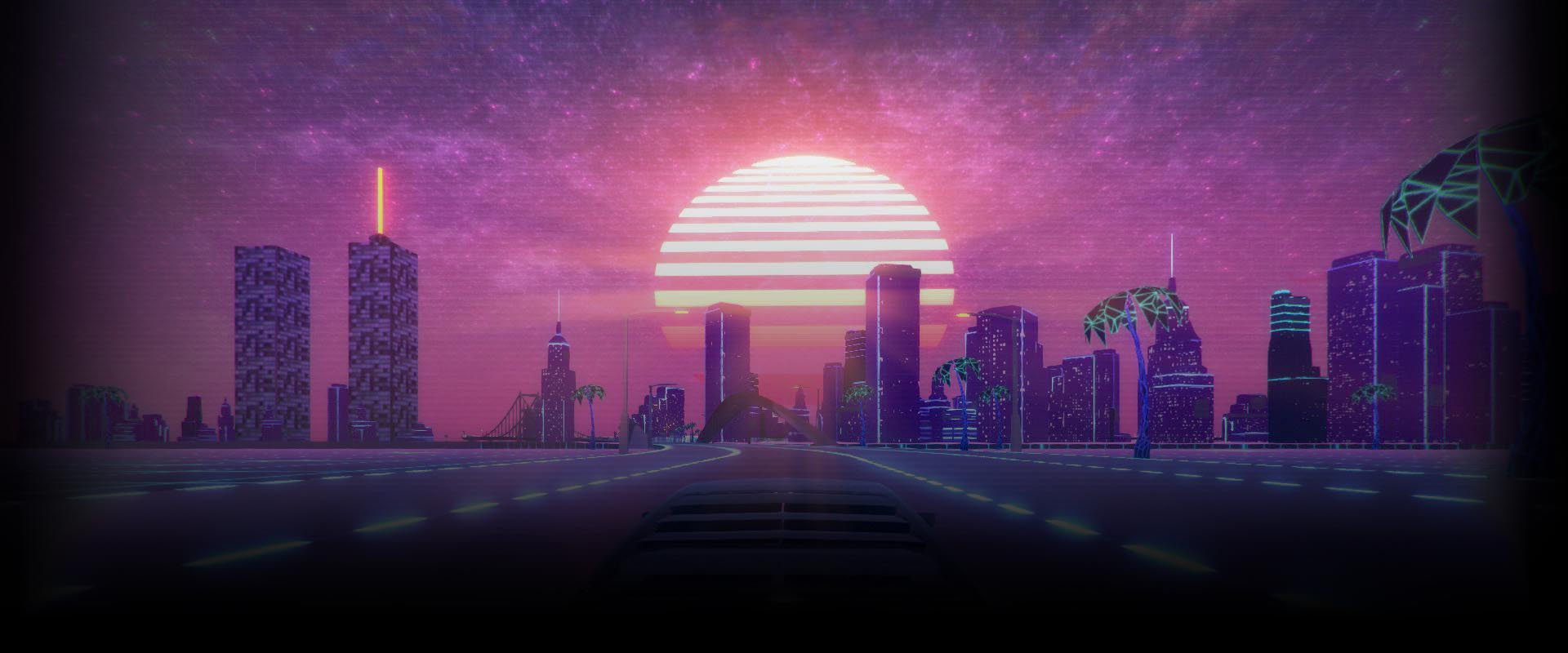 Roblox Vaporwave/Synthwave Sun Roblox Theme