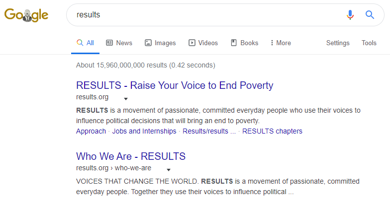 Google search results title / url fix