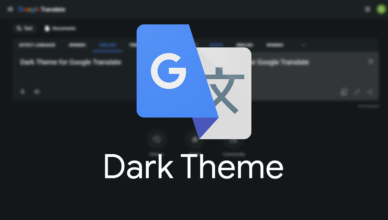 Dark Theme for Google Translate [V1.0.8]