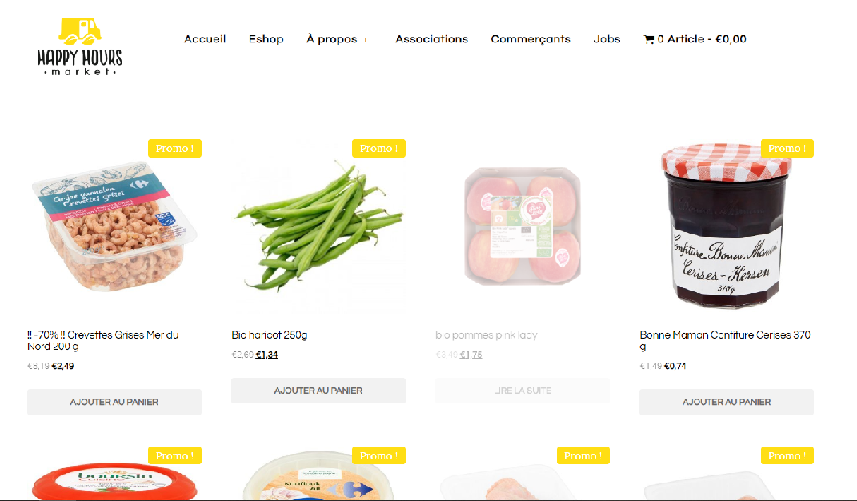 Hide Happy Hours Market out of stock items