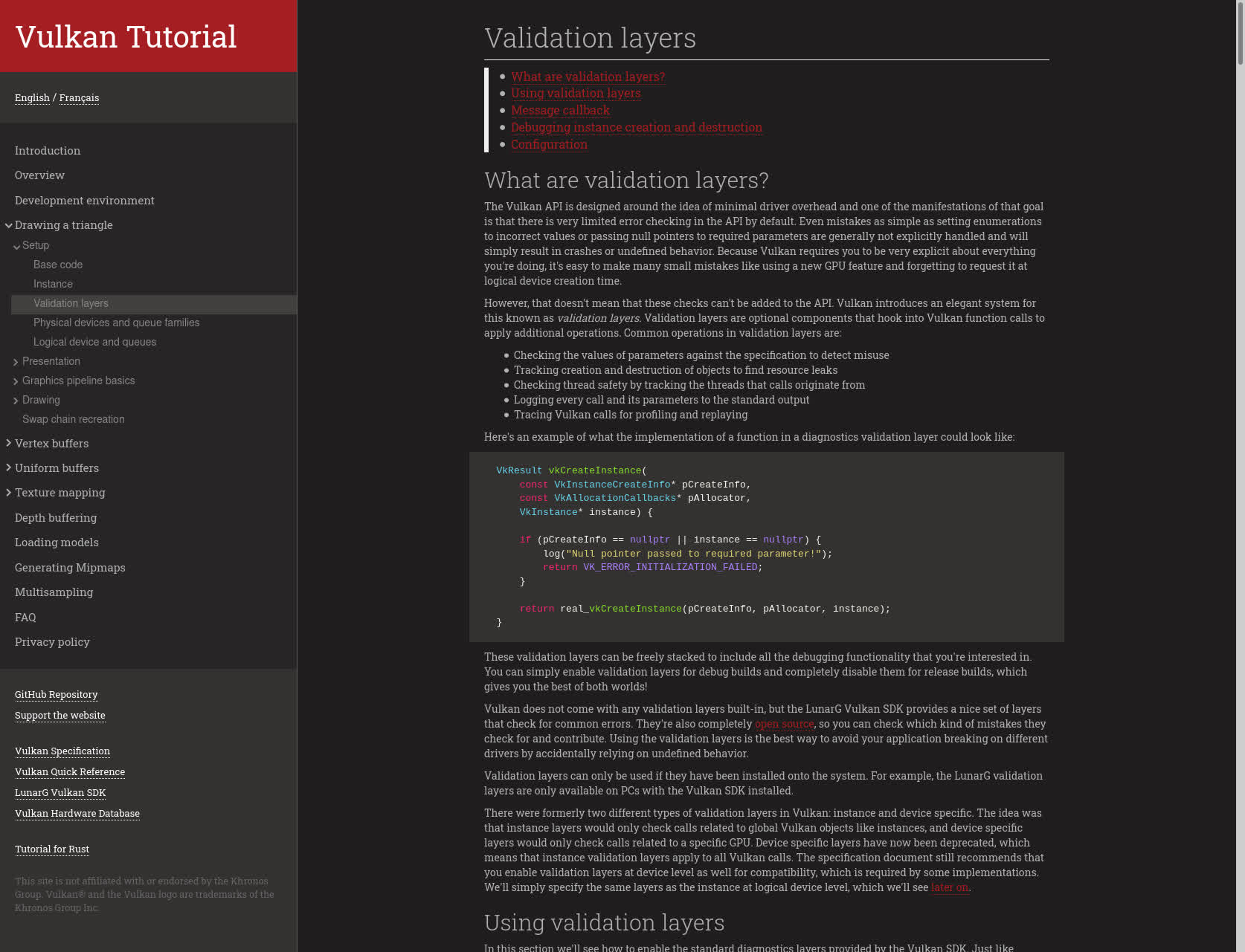 Simple Dark - vulkan-tutorial.com