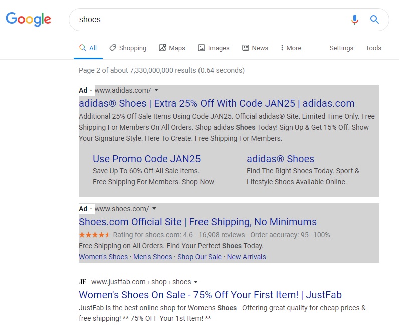 Google Search Ad Highlight