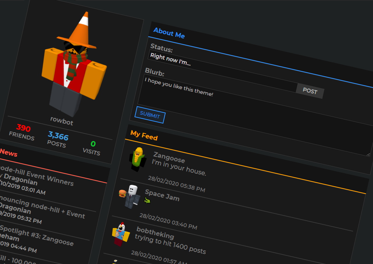 brick-hill metro dark theme