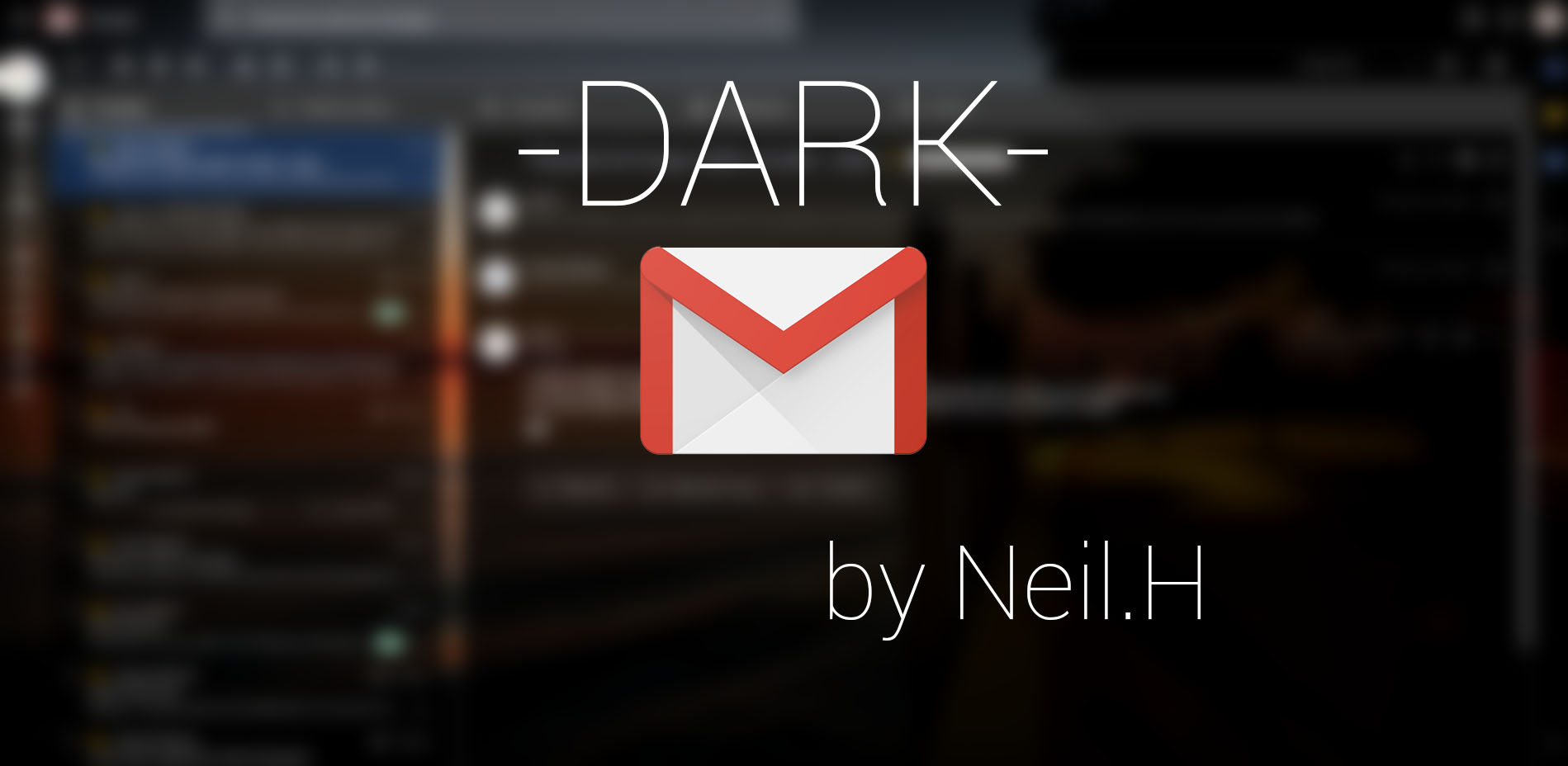 GMail - Dark theme 2020