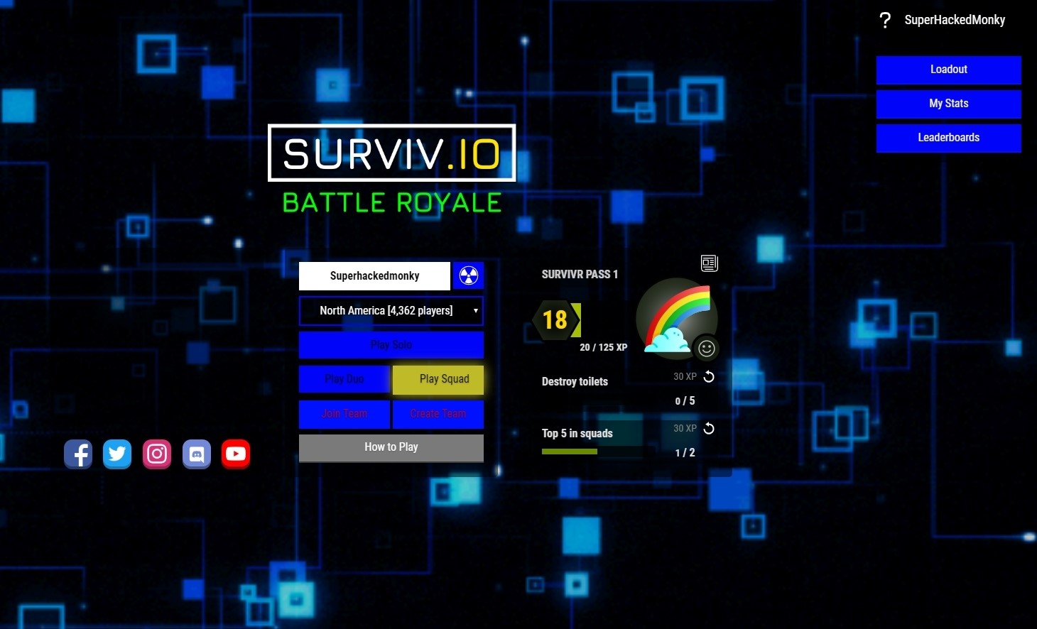 Surviv.io blue(CHECK DESCRIPTION