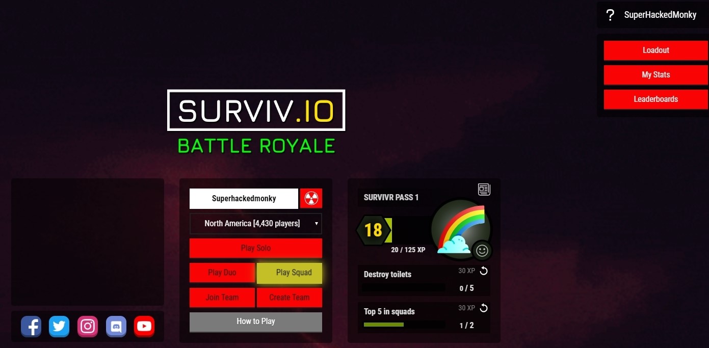 Surviv.io Red Lighting