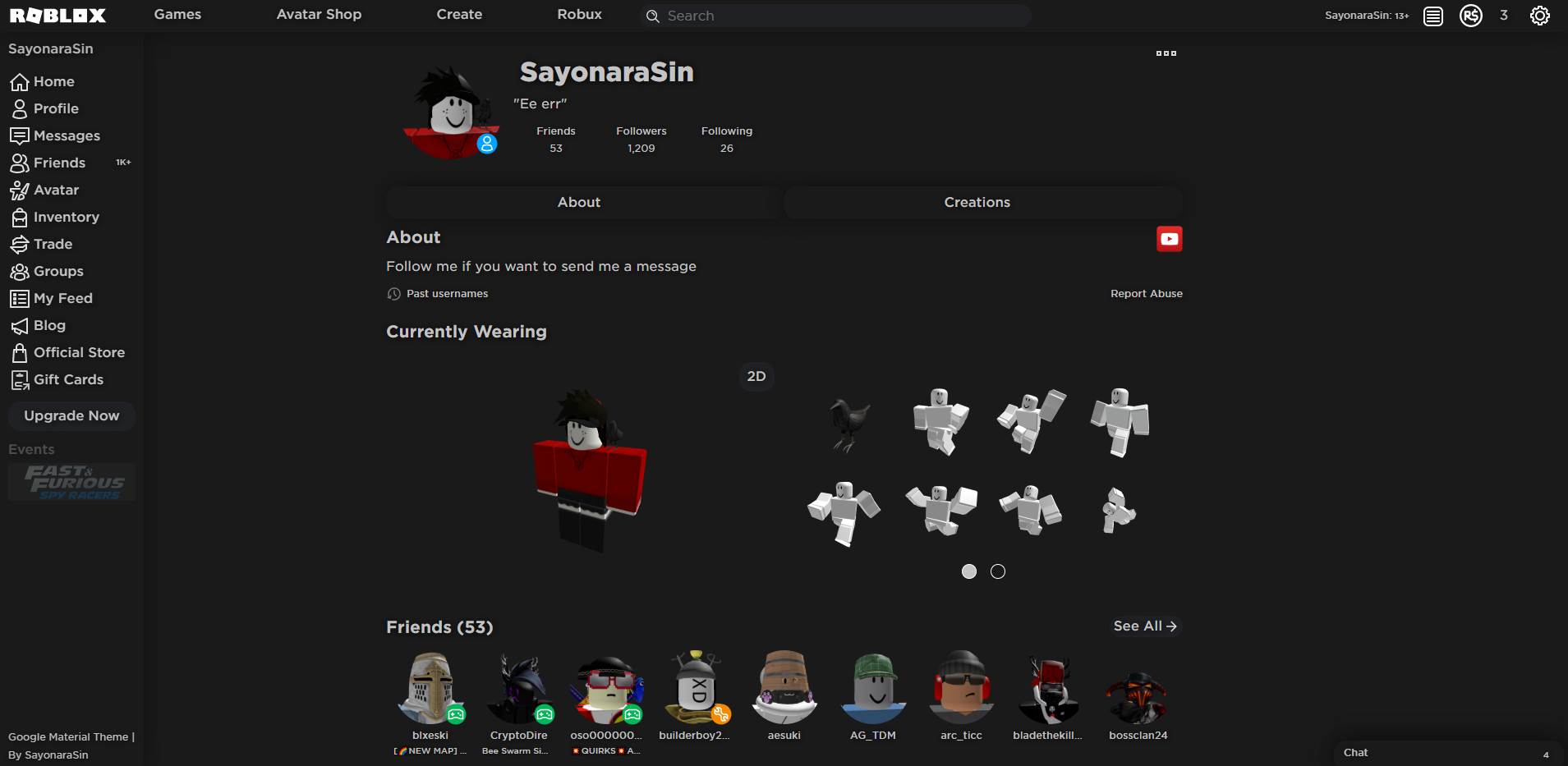 Roblox Dark Material 2020