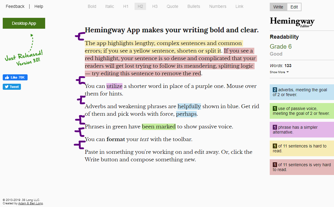 Hemmingway Space Between Paragraphs