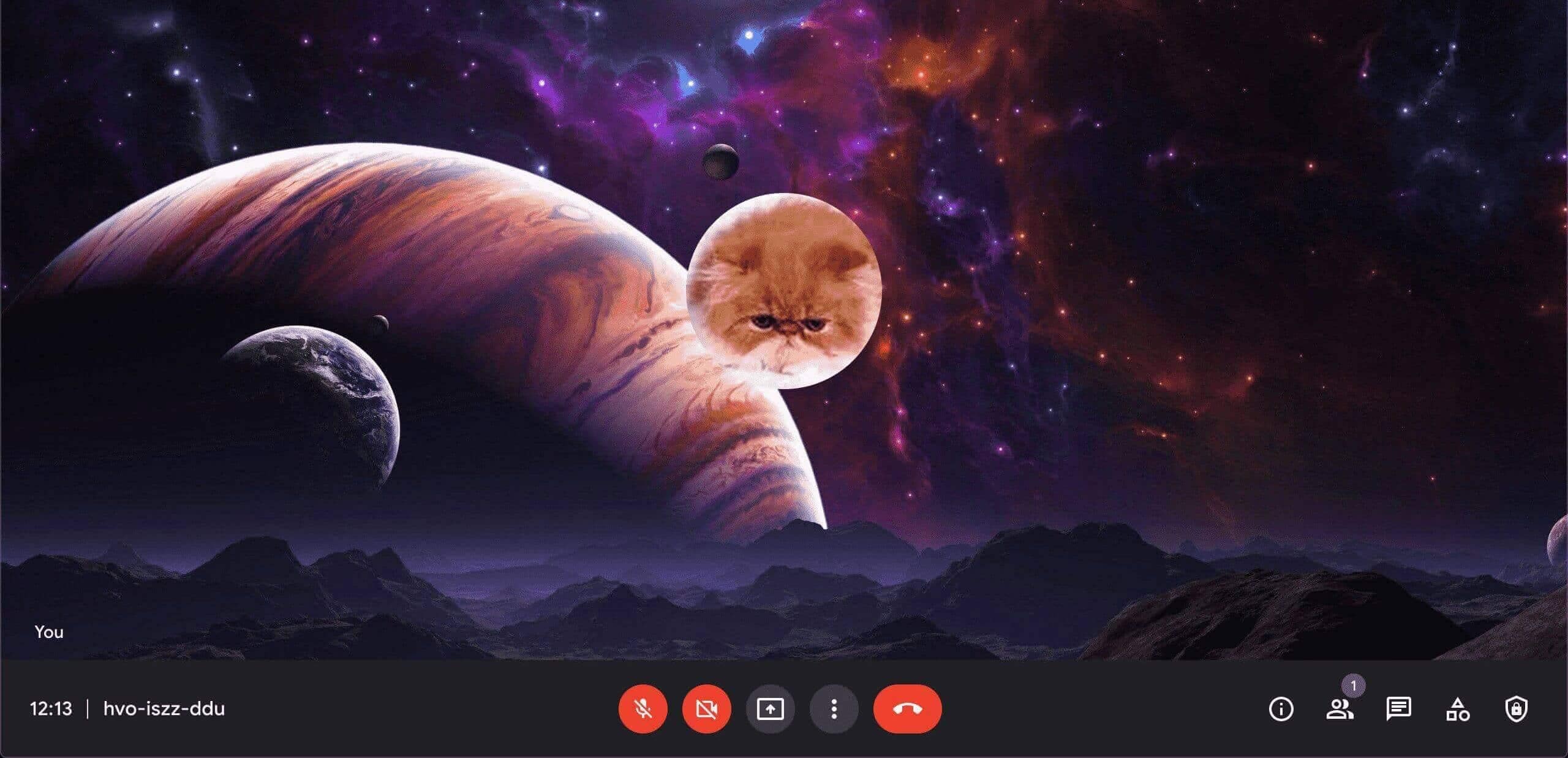 Google meets - Custom Background