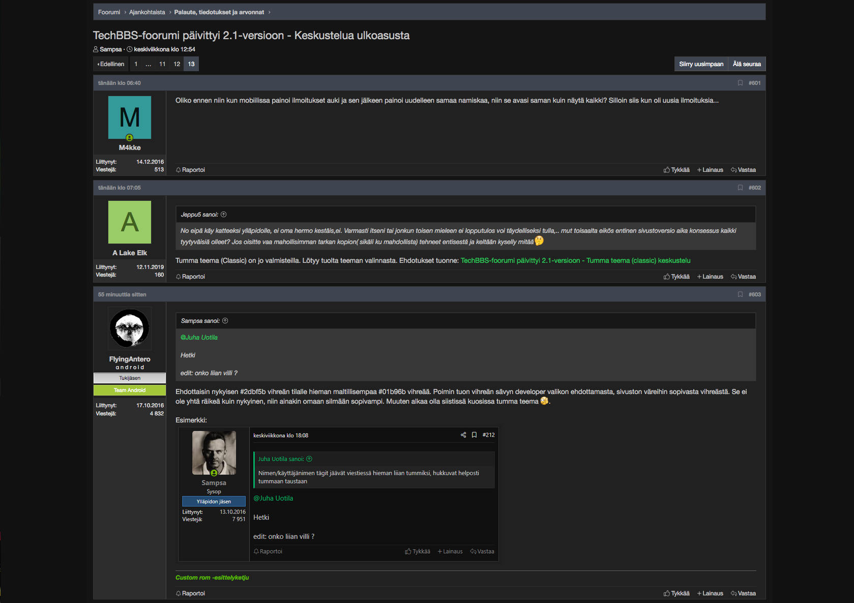 TechBBS Usability Plus Dark Classic