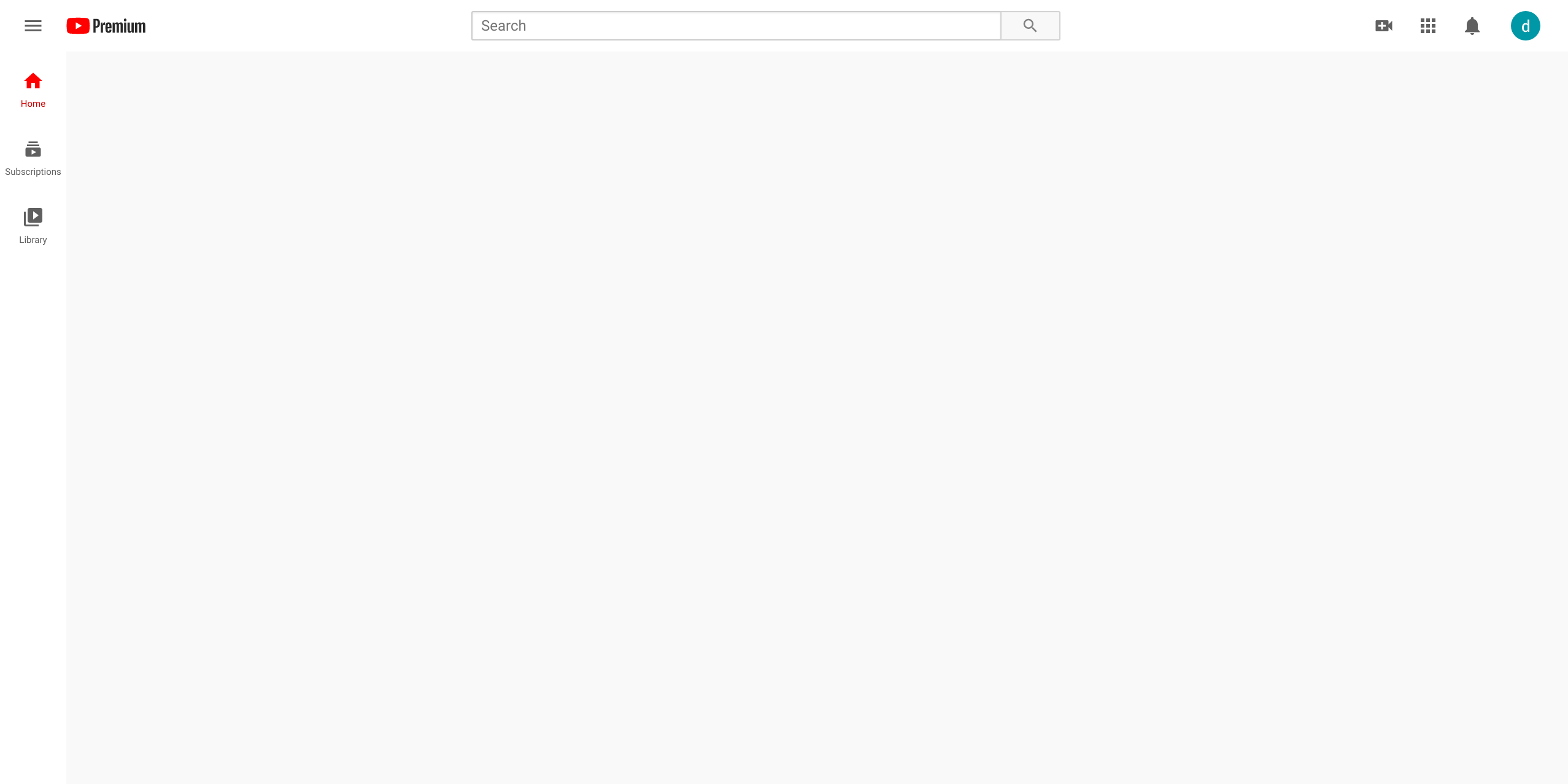 YouTube No Recommendations