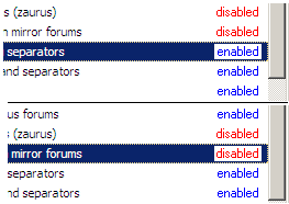 Stylish Manager/Sidebar enabled/disabled icons