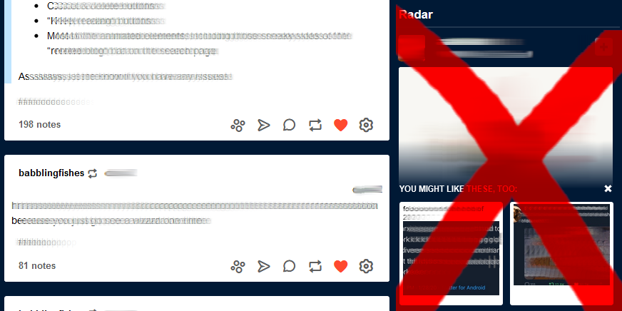 Fish's Tumblr Dash Tweaks