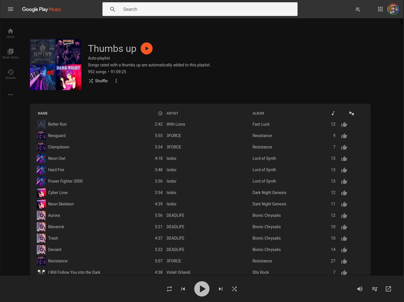 Google Play Dark Theme
